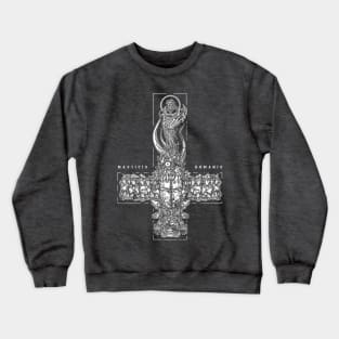 Masticis Humanis cross Crewneck Sweatshirt